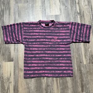 Adult Vintage 80S 90S All Over Print Grunge Skate Surf Shirt Medium Gizmo